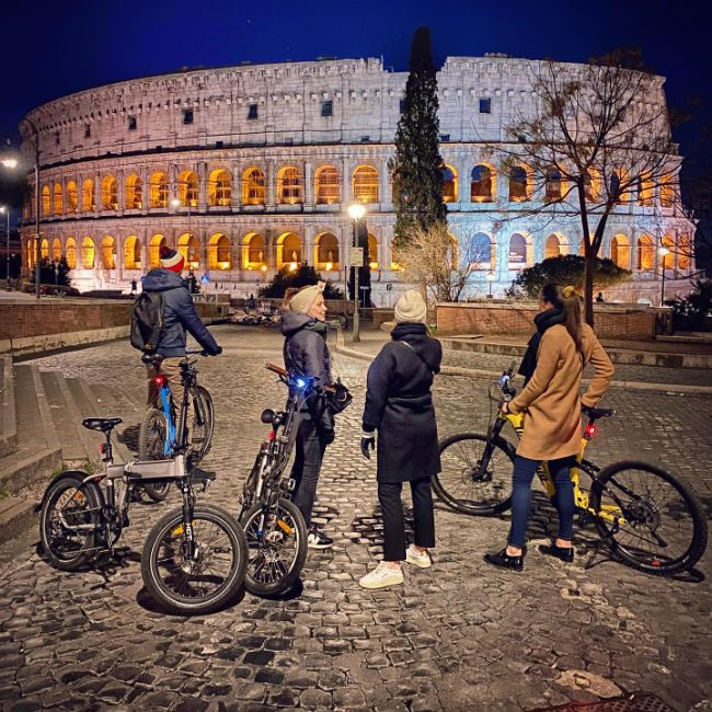 rome night bike tour