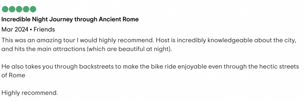 Rome bike tours