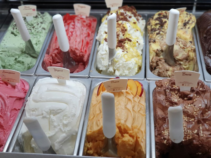 rome e-bike tour gelato