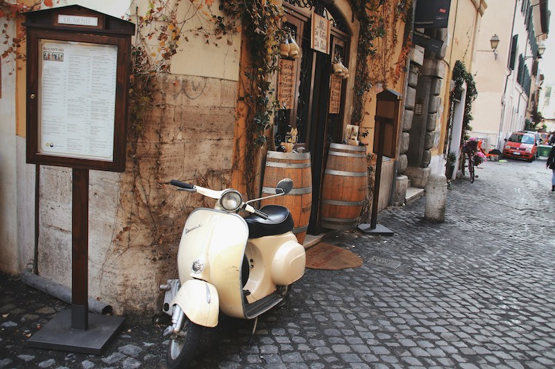 Rome bike tours Trastevere